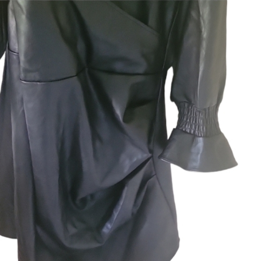 Kendall & Kylie Black Faux Leather Mini Dress - Picture 5 of 9